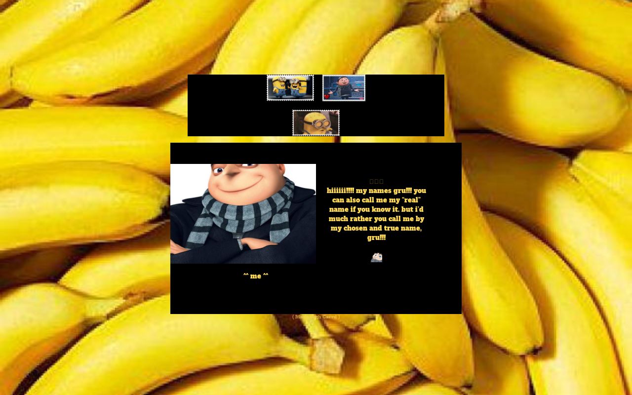 Carrd profile picture for @gru